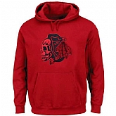 Chicago Blackhawks Red Skull Head Red  Pullover Hoodie WEM,baseball caps,new era cap wholesale,wholesale hats